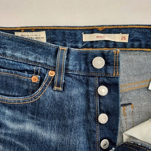 Levi's Premium Wedgie Tapered Jeans NWOT - Picture 10 of 12